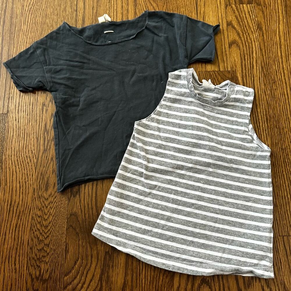 Gray Label tshirt and tank top bundle, size 9-12M